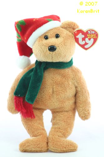 2003 holiday teddy beanie baby