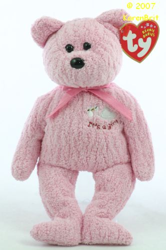 its a girl beanie baby