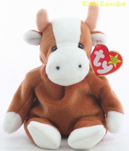 ty beanie baby bessie the cow