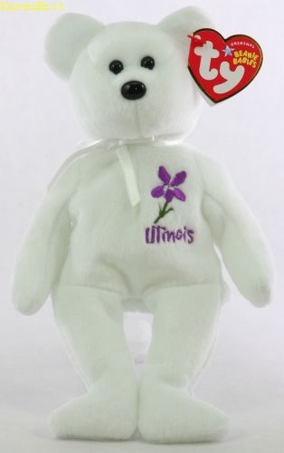 Ty Beanie Babies - Illinois Violet