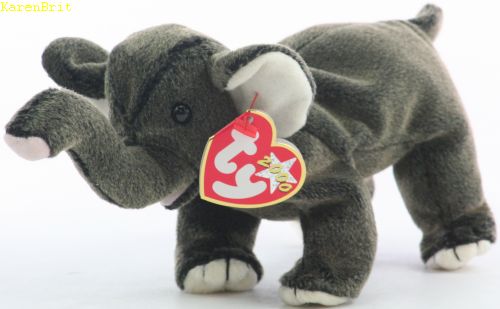 trumpet the elephant beanie baby